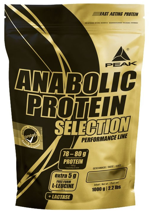 1,8 kg Dose Whey Eiweiß Fusion XXL Peak Anabolic Protein Selection 1800g 